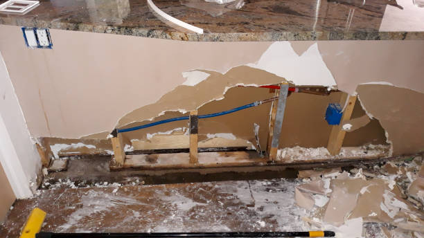 Water damage restoration process in Chilton, WI